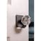 Delaney Hardware Crystal Black Bed/Bath Door Knob with Modern Square Rosette BV925-715 - alternate 4